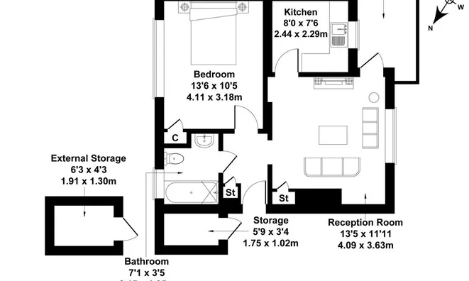 Недвижимость Ellesmere Court, Chiswick: 10