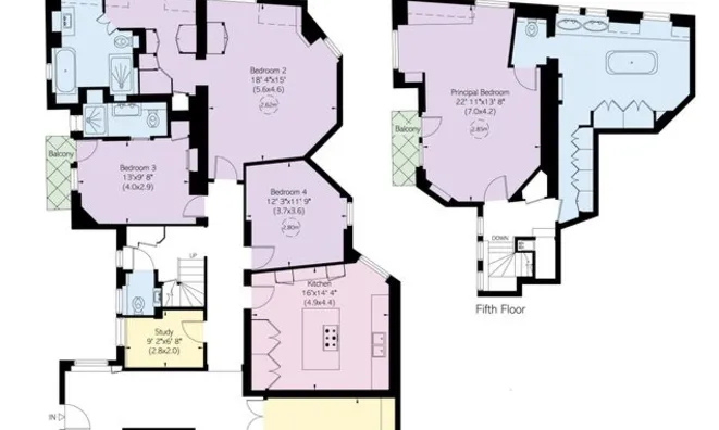 Недвижимость Cadogan Court, Draycott Avenue, Chelsea: 16