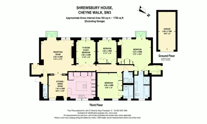 Недвижимость Shrewsbury House, Cheyne Walk, Chelsea: 20