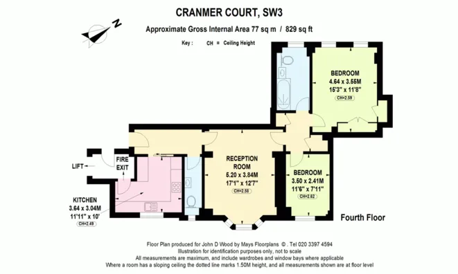 Недвижимость Cranmer Court, Whiteheads Grove, Chelsea: 14