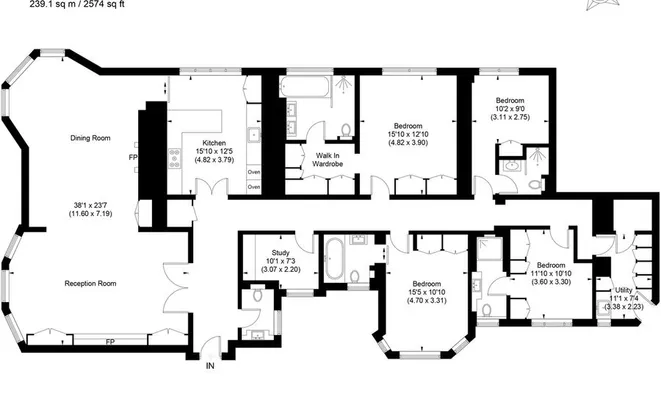 Недвижимость Cliveden Place, London, 8: 15