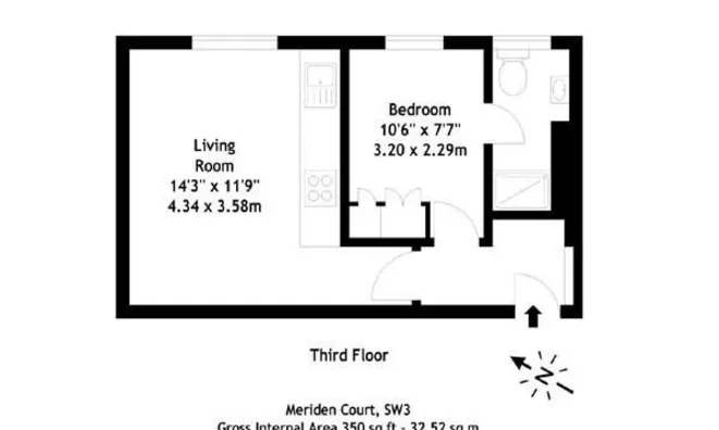 Недвижимость Meriden Court, Chelsea Manor Street, Chelsea: 8