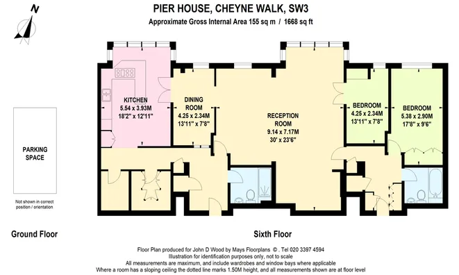 Недвижимость Cheyne Walk, Chelsea: 14