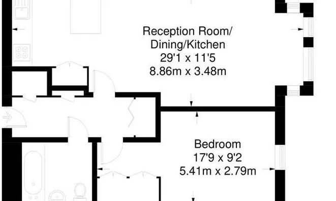 Недвижимость Apartment, Moore House, Gatliff Road: 7