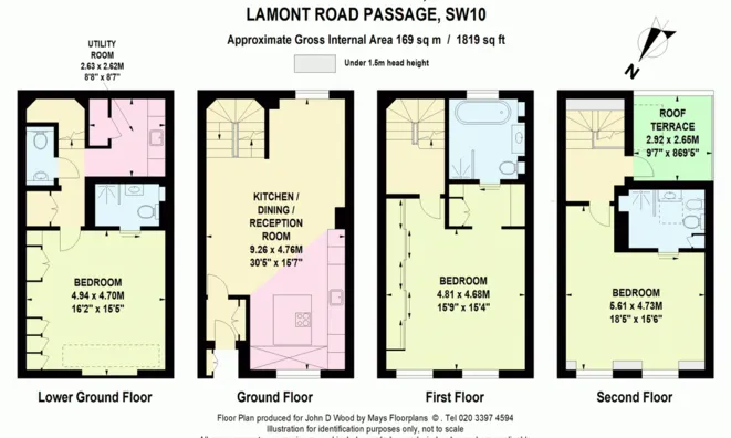 Недвижимость Vintners Row, Lamont Road Passage, Chelsea: 21