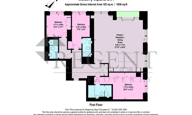 Недвижимость Mulberry Square, Chelsea Barracks: 13
