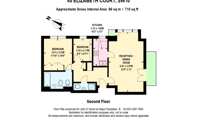 Недвижимость Elizabeth Court, 47 Milman's Street, Chelsea: 15