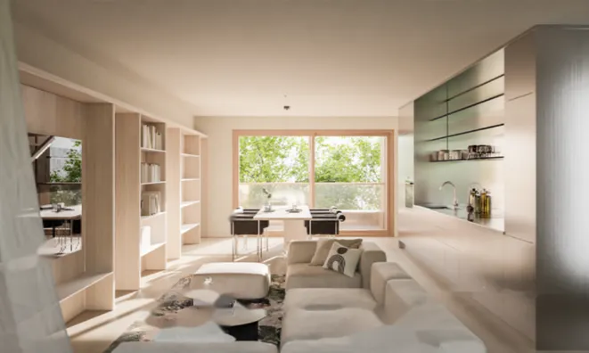 Недвижимость Квартира, 3-комнатная, Ново Любляна Бежиград: 5