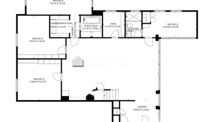 Недвижимость Квартира, более 5 комнат, Центр: 17