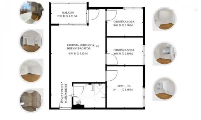 Недвижимость Квартира, 3,5 комнаты, Жиданов Квартал, Бежиград: 26