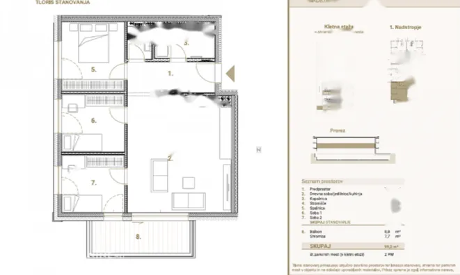 Недвижимость Четырехкомнатная квартира Трново: 2