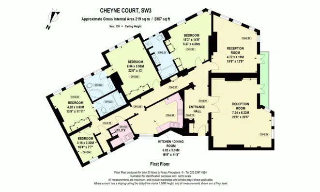 Недвижимость Cheyne Court, Flood Street, Chelsea: 18