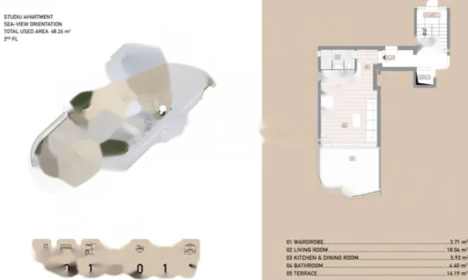 Недвижимость Однокомнатная квартира в центре Опатии: 10