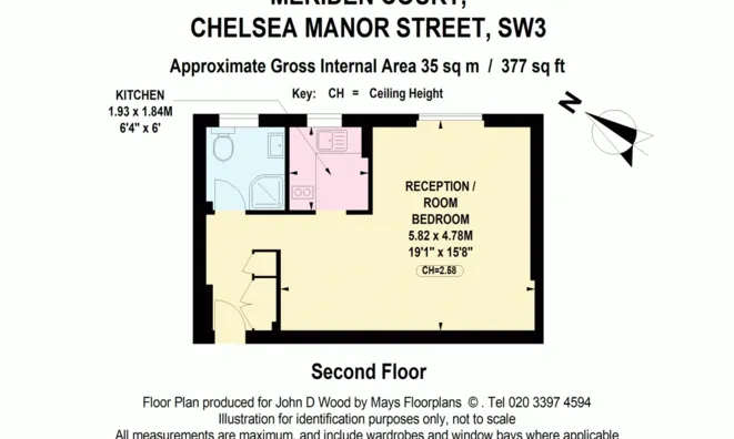 Недвижимость Meriden Court, Chelsea Manor Street, Chelsea: 11