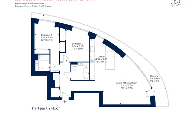 Недвижимость Cassini Apartments, White City Living: 12