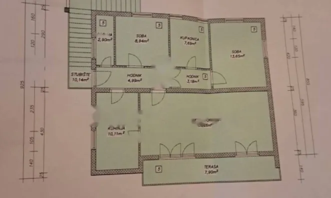 Недвижимость Трехкомнатная квартира в центре Опатии: 10