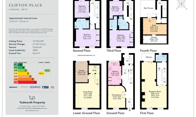Недвижимость Clifton Place, Hollywood Road, Chelsea: 13