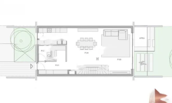 Недвижимость Дом с террасой Тацень: 15