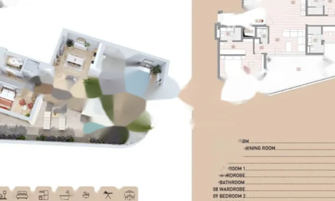 Недвижимость Четырёхкомнатная квартира в Волоско: 8