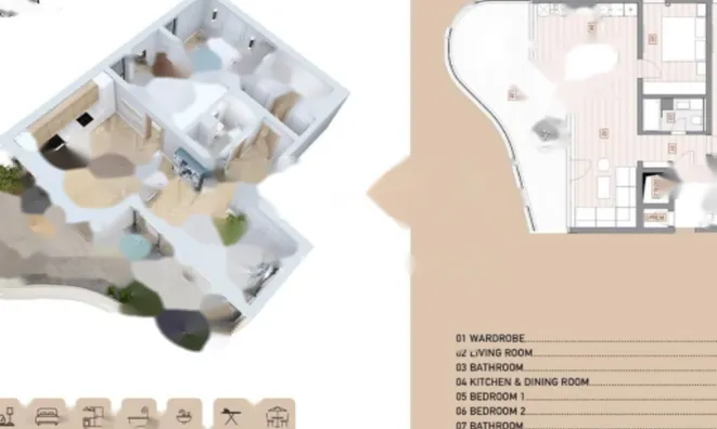 Недвижимость Трёхкомнатная квартира Волоско: 9