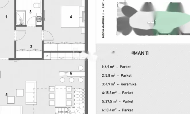 Недвижимость Четырехкомнатная квартира Опатия: 32