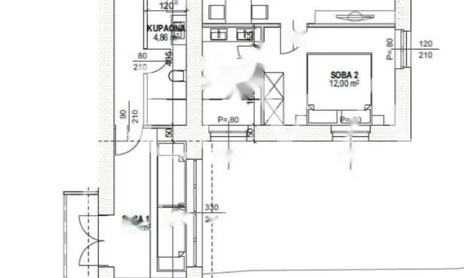 Недвижимость Двухкомнатная квартира в центре Опатии: 27