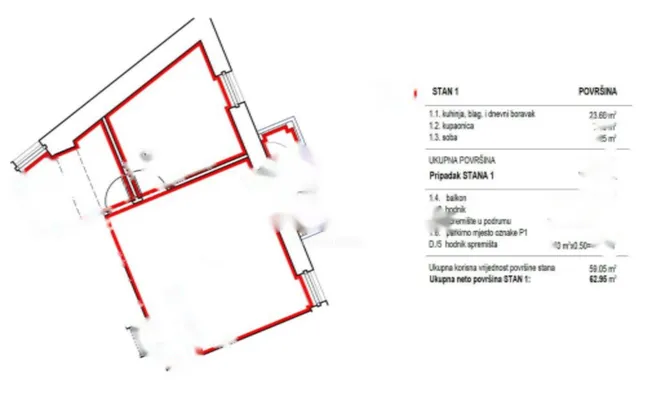 Недвижимость Двухкомнатная квартира в центре: 4