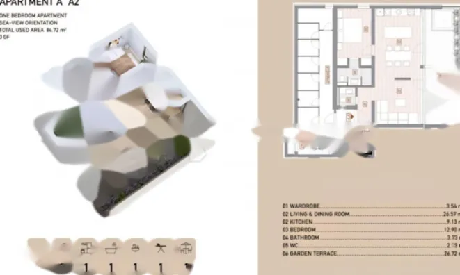 Недвижимость Двухкомнатная квартира в центре: 9