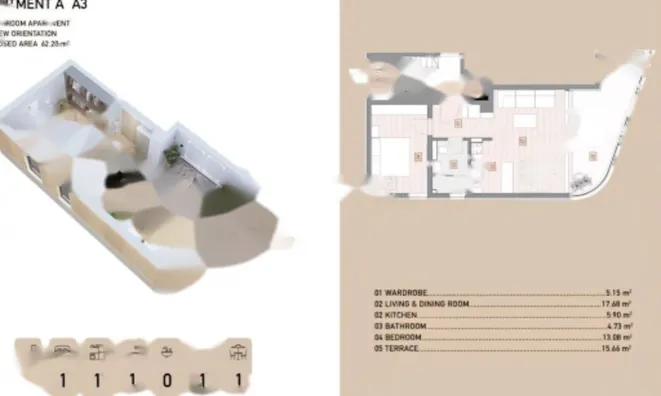 Недвижимость Двухкомнатная квартира в центре Опатии: 9