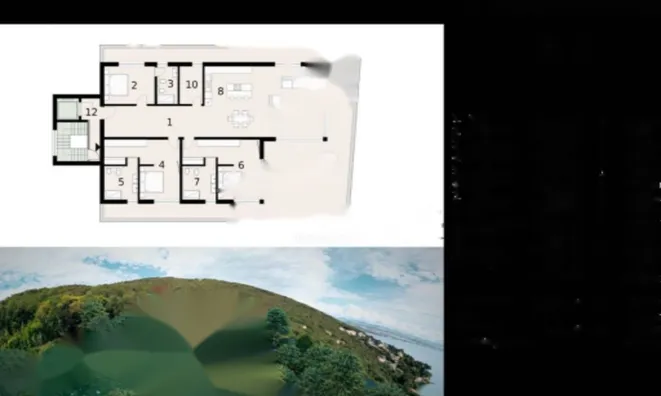 Недвижимость Четырехкомнатная квартира, Опатия: 8