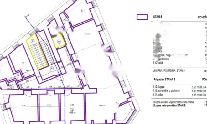 Недвижимость Четырехкомнатная квартира в центре Опатии: 17
