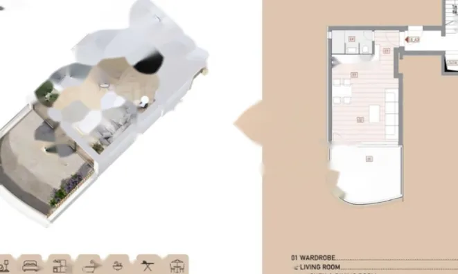 Недвижимость Двухкомнатная квартира в Опатии: 8