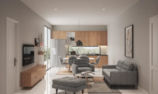 Недвижимость 1 Bedroom Apartment for Sale in Larnaca City: 2