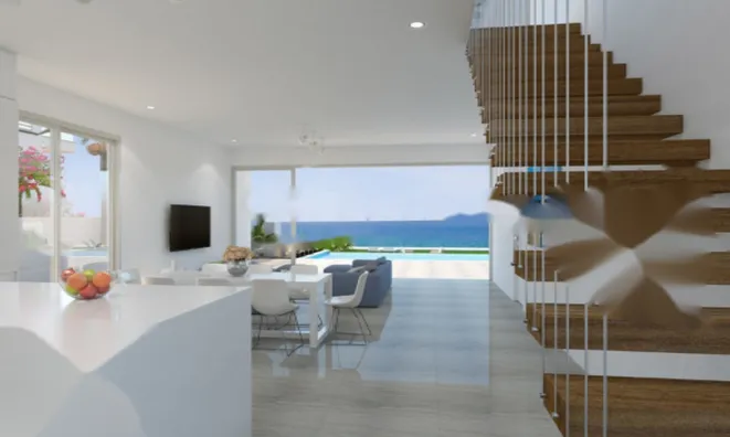 Недвижимость 5 Bedroom Sea Front Villa For Sale in Famagusta, Protaras: 1