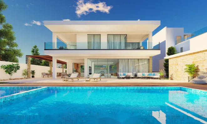 Недвижимость 4 Bedroom Beachfront Villa in Poli Chrysochous , Pafos: 3