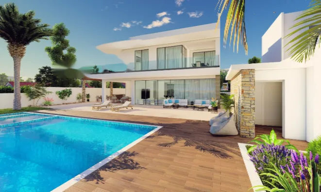 Недвижимость 4 Bedroom Beachfront Villa in Poli Chrysochous , Pafos: 4