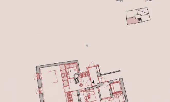 Недвижимость Двухкомнатная квартира Центр: 9