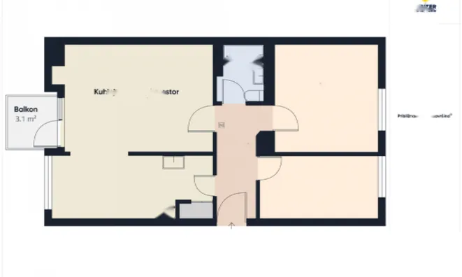 Недвижимость Квартира, 3-комнатная, Бежиград: 22