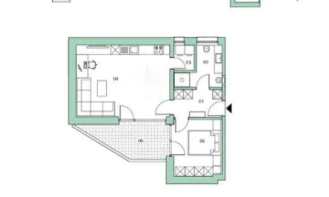 Недвижимость Двухкомнатная квартира в Безиграде: 11