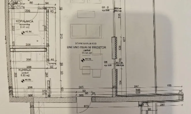 Недвижимость Двухкомнатная квартира Дивача: 15