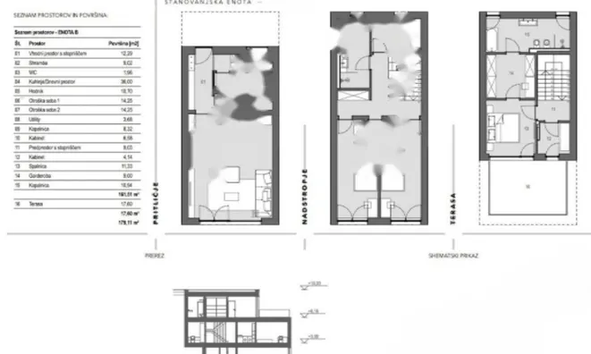 Недвижимость Дом с террасой Новая Любляна Вич: 2
