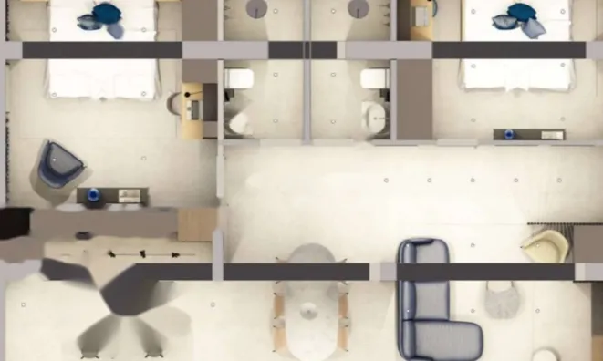 Недвижимость Трехкомнатная квартира Побри: 15