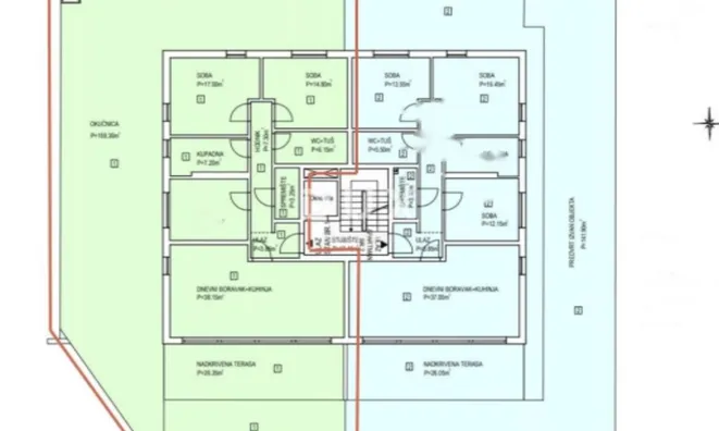 Недвижимость Четырехкомнатная квартира в центре Опатии: 20