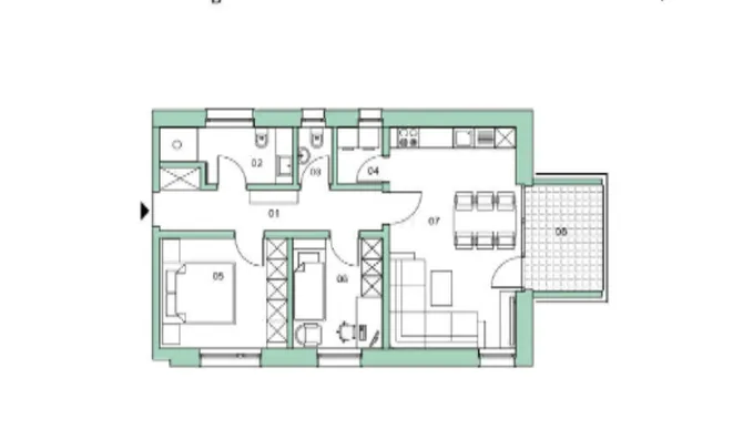 Недвижимость Квартира, 3-комнатная Надгорица: 13