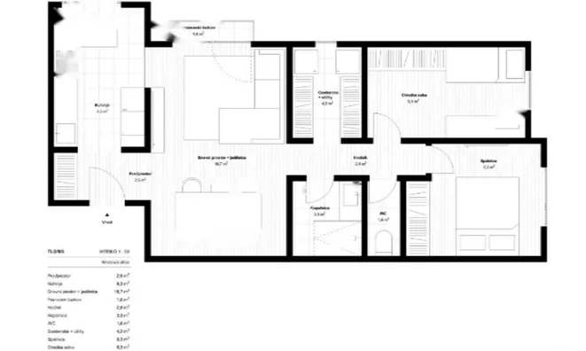 Недвижимость Трехкомнатная квартира Шишка: 15