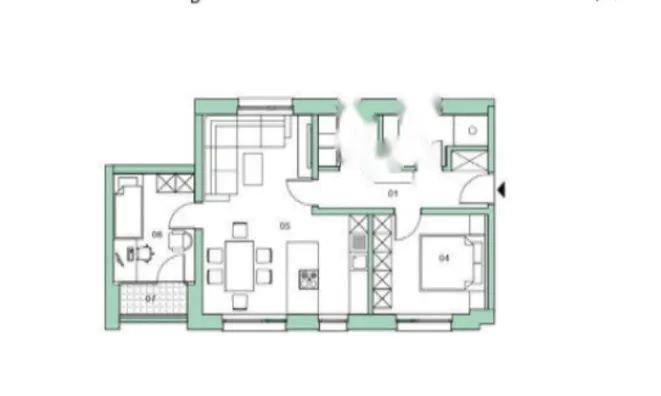 Недвижимость Квартира 3-комнатная Надгорица: 13