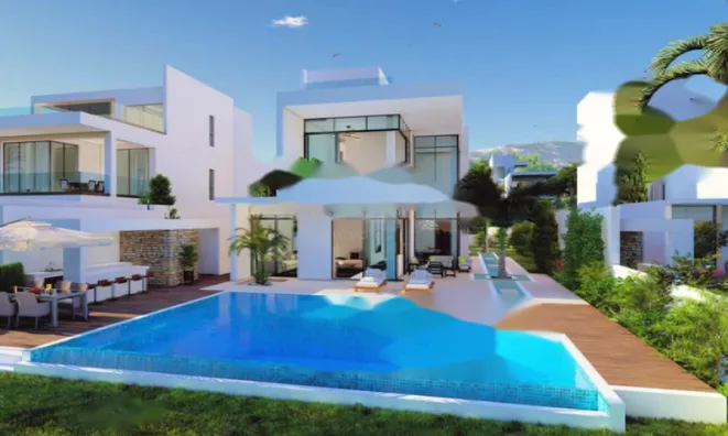 Недвижимость 4 Bedroom Beachfront Villa in Poli Chrysochous, Pafos: 1