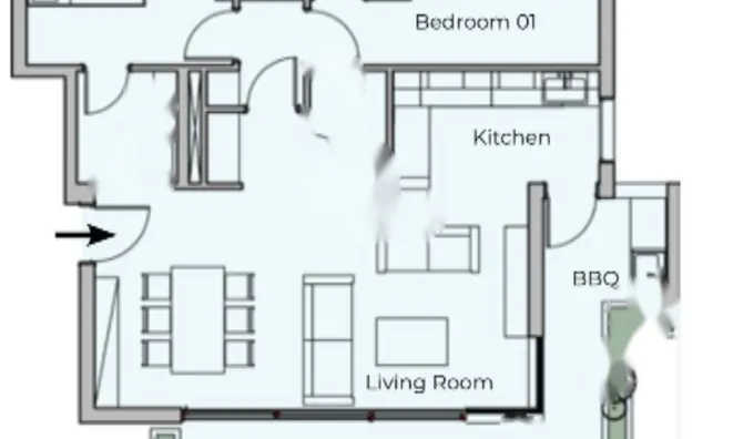 Недвижимость 2 Bedroom Apartment For Sale in Potamos Germasogeia, Limassol: 11