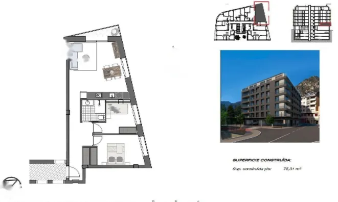 Недвижимость Apartment for sale in Andorra la Vella with 2 bedrooms: 4
