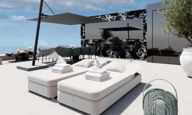 Недвижимость Front Line 4 Bedroom Penthouse for Sale in Limassol, Germasogeia: 9